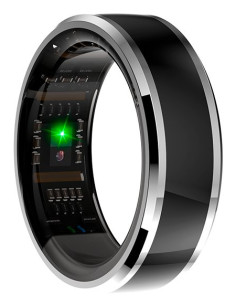 8434847073798 rastreador de actividad No Anillo inteligente rastreador de actividad Negro Plata