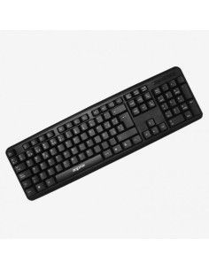 APPMX220 teclado Oficina USB QWERTY Español Negro