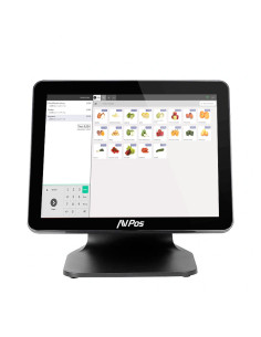 AVP-K4000B-N1-8128 Terminal Punto Venta (TPV) N100 381 cm (15") 1024 x 768 Pixeles Pantalla táctil