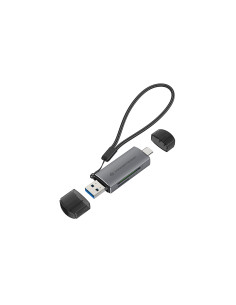 BIAN05G lector de tarjeta USB 3.2 Gen 1 (3.1 Gen 1) Type-A/Type-C Gris