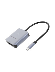 BIAN08G lector de tarjeta USB 3.2 Gen 2 Type-C Gris