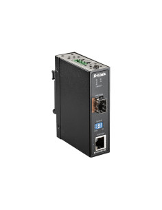 DIS-M100G-SW convertidor de medio 4000 Mbit/s Multimodo Monomodo Negro