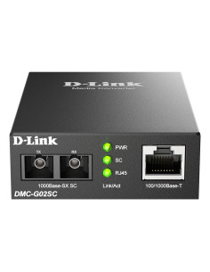 DMC-G02SC/B convertidor de medio 1000 Mbit/s Multimodo