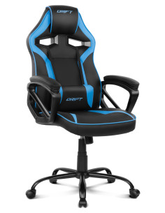 DR50 Silla para videojuegos de PC Asiento acolchado tapizado Negro Azul