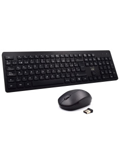 EW3256 teclado Ratón incluido Universal RF inalámbrico QWERTY Español Negro
