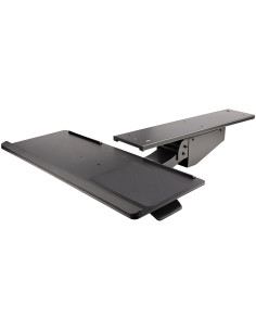 Bandeja para Teclado y Ratón para Debajo del Escritorio - de 30cm x 78cm - de Altura Ajustable - Soporte Ergonómico para