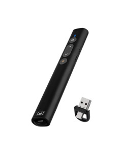 LASEREMOTE2 apuntador inalámbricos Negro