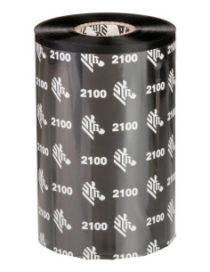 2100 Wax cinta térmica 450 m Negro