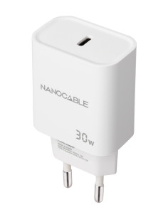 Cargador USB-C PD 30W Blanco