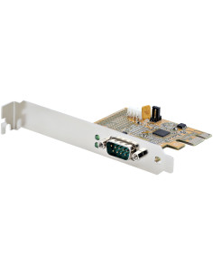 Tarjeta PCI Express Serie de 1 Puerto Tarjeta de Interfaz PCIe a Serie RS232 (DB9) Tarjeta Serial UART 16C1050 Perfil Bajo y