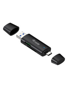 245462 lector de tarjeta USB 3.2 Gen 1 (3.1 Gen 1) Type-A/Type-C Negro