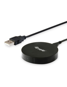 245500 cargador de dispositivo móvil Smartphone Negro USB Cargador inalámbrico Carga rápida Interior