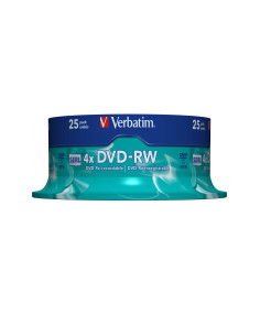 DVD-RW Matt Silver 47 GB 25 pieza(s)